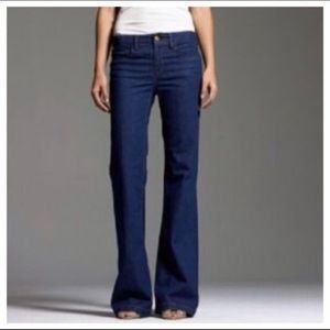 J Crew Classic Flare Blue Jeans Dark Wash 29 8
